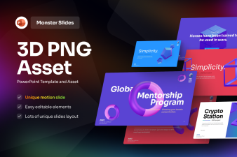 Monster Slides 3D PNG Asset